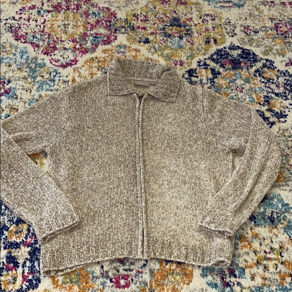 Croft and Barrow zip up sweater